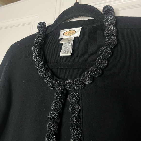 Vintage Talbots Pom Pom Cardigan - Picture 2 of 11